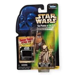 Star Wars POTF 3" Ewoks: Wicket & Logray Freeze Frame (Kenner, 1997) Sealed